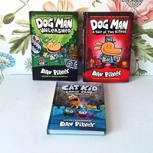Dog man and cat kid books